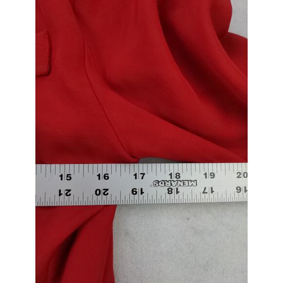 Vintage Womens Diamond's Run by Wayne Diamond 6 Button Dress Jacket Size 7-8 Red - Picture 10 of 11